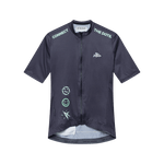 Café du Cycliste Men's Fleurette Jersey Dots Anthracite / XS Apparel - Clothing - Men's Jerseys - Road
