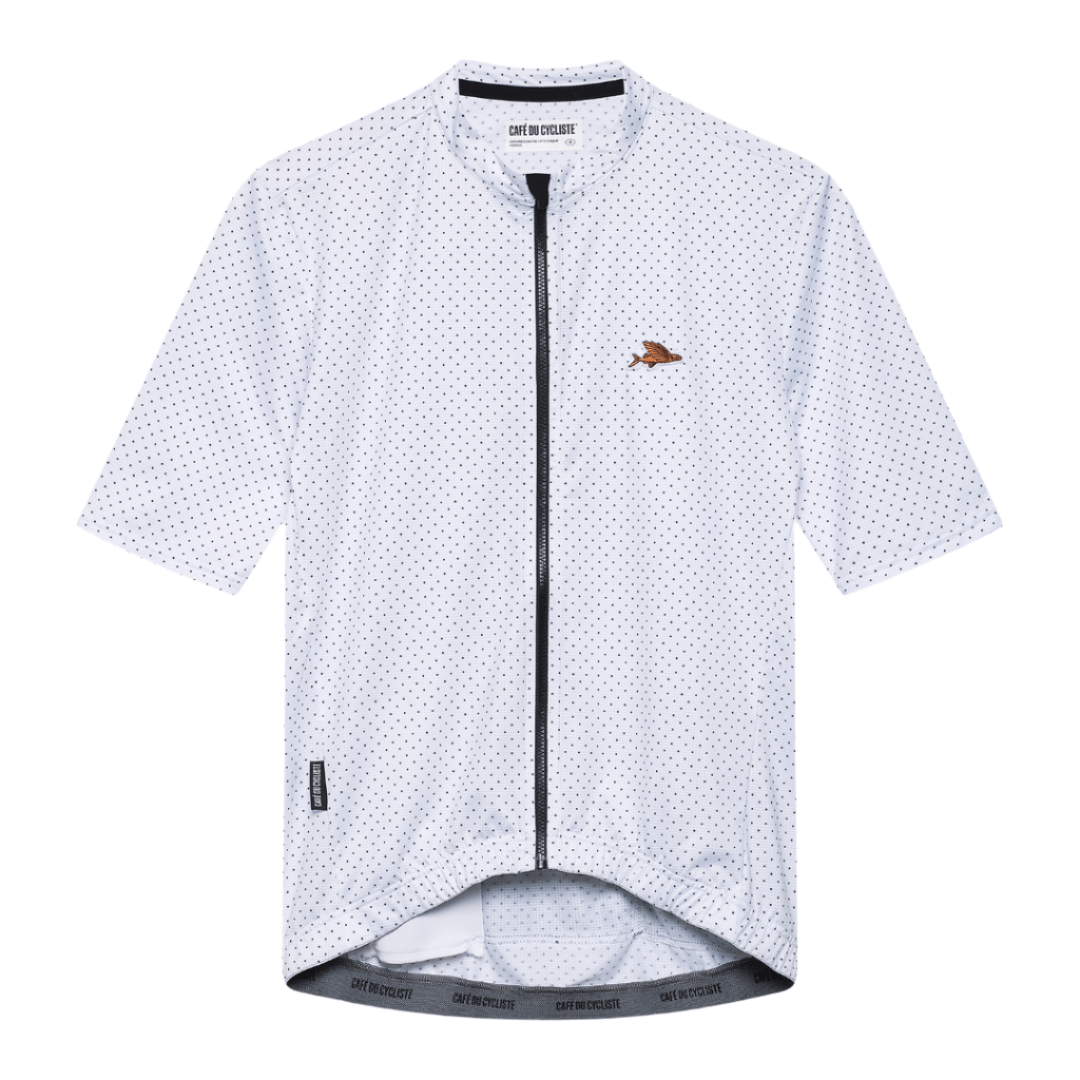Café du Cycliste Men's Fleurette Jersey White / XS Apparel - Clothing - Men's Jerseys - Road