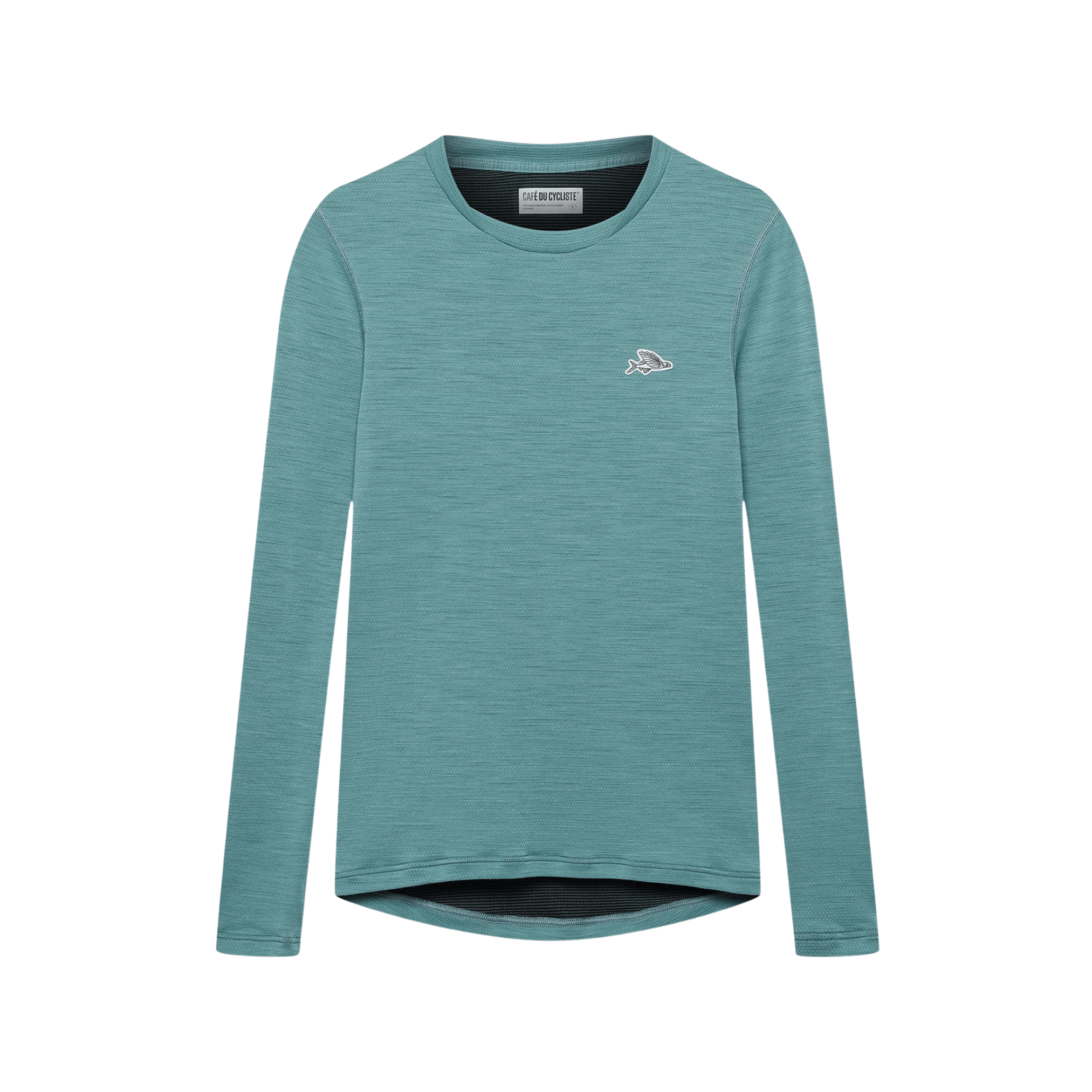 Café du Cycliste Men's Judith LS Base Layer Deep Water / XS Apparel - Clothing - Men's Base Layers