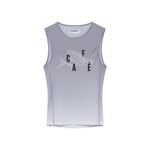 Café du Cycliste Men's Liliane Sleeveless Base Layer Gradient Storm / XXS Apparel - Clothing - Men's Base Layers