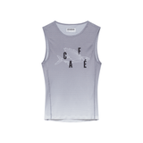 Café du Cycliste Men's Liliane Sleeveless Base Layer Gradient Storm / XXS Apparel - Clothing - Men's Base Layers