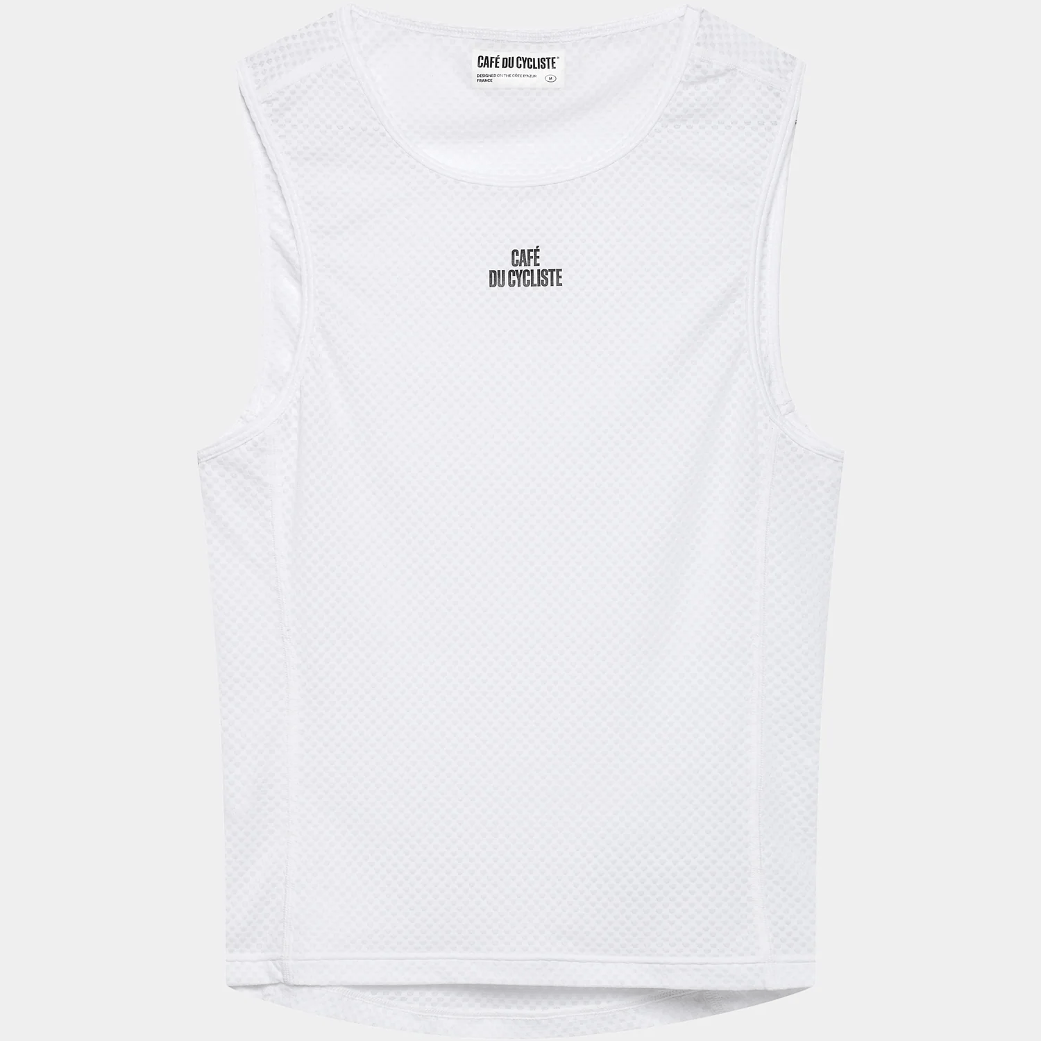 Café du Cycliste Men's Liliane Sleeveless Base Layer White / XXS Apparel - Clothing - Men's Base Layers