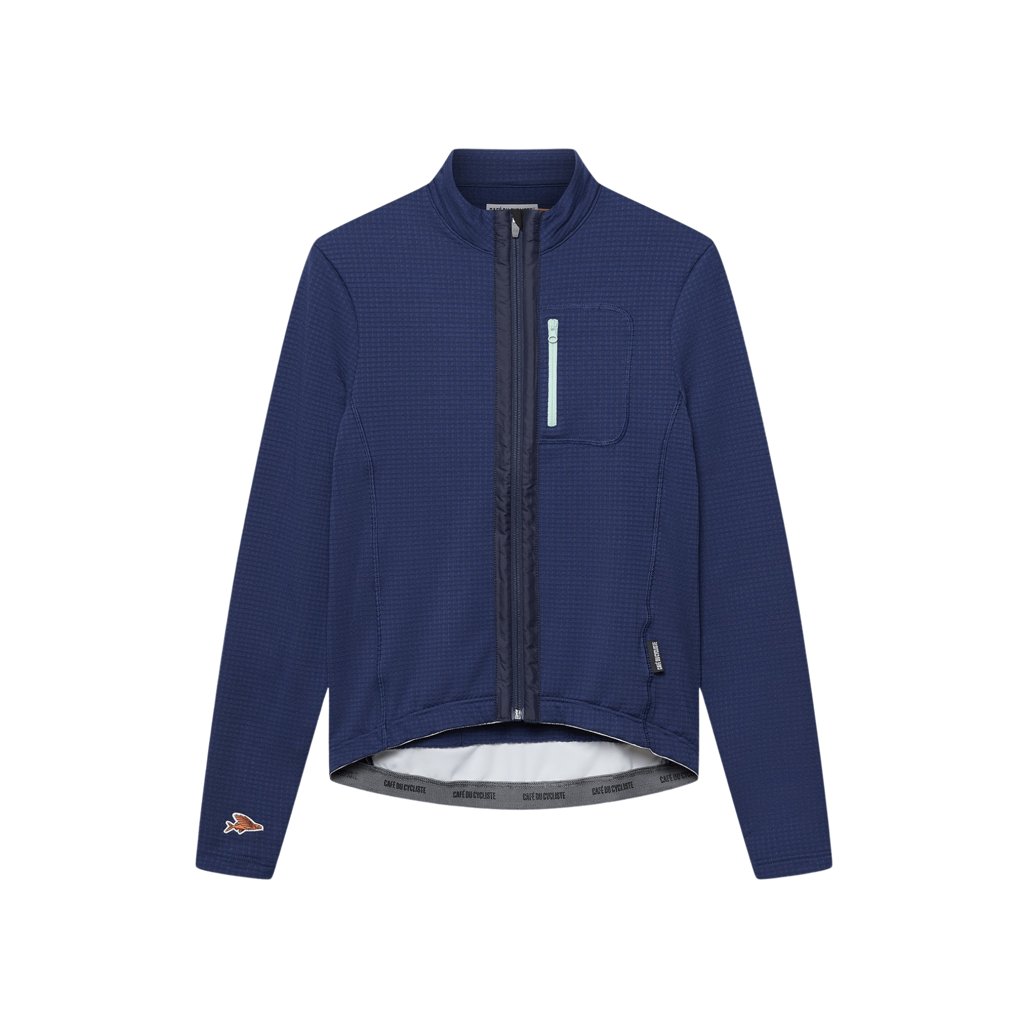 Café du Cycliste Men's Lorenne LS Jersey Navy / XXS Apparel - Clothing - Men's Jerseys - Road