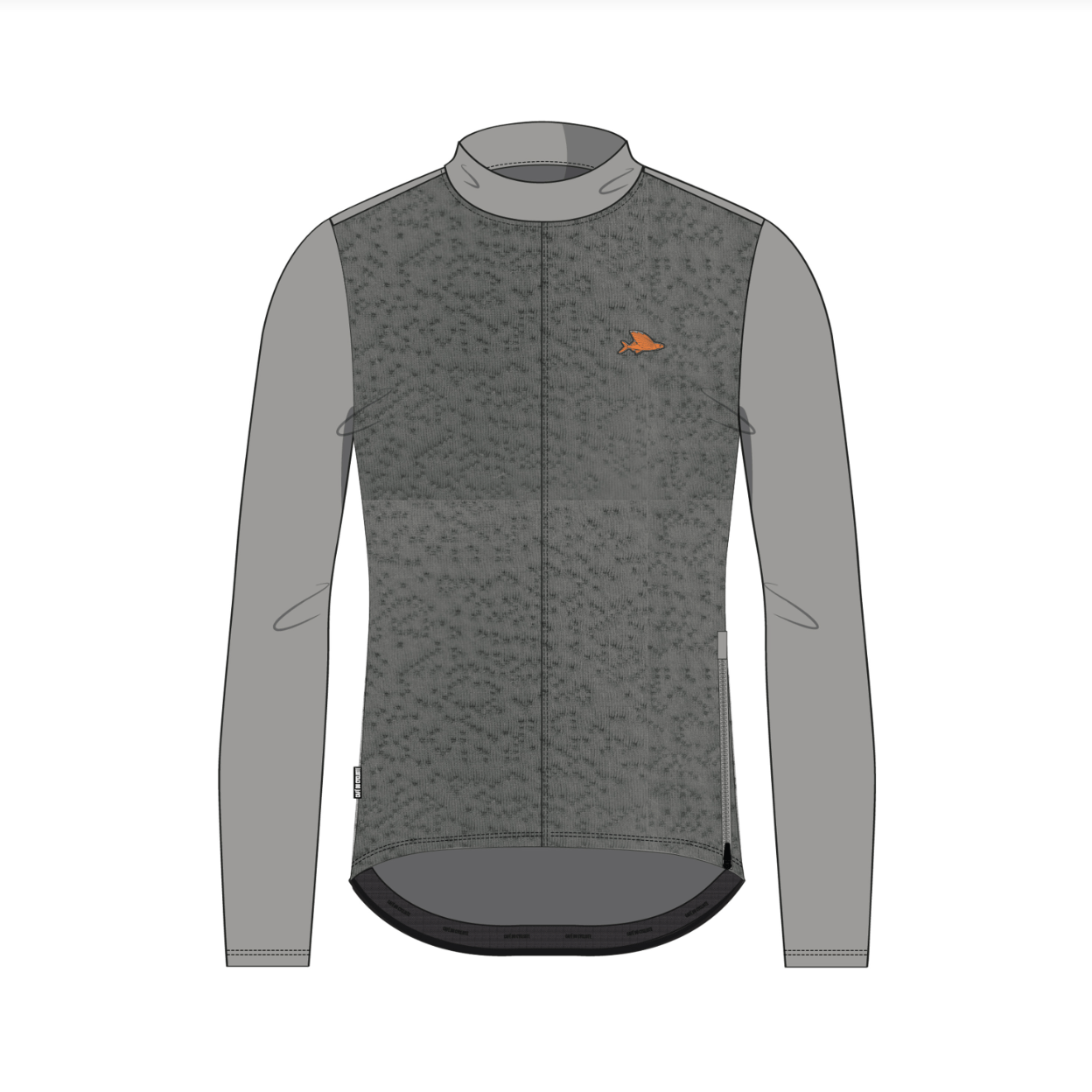 Café du Cycliste Men's Lydia Jersey Long Sleeve Mountain Fog / S Apparel - Clothing - Men's Jerseys - Road