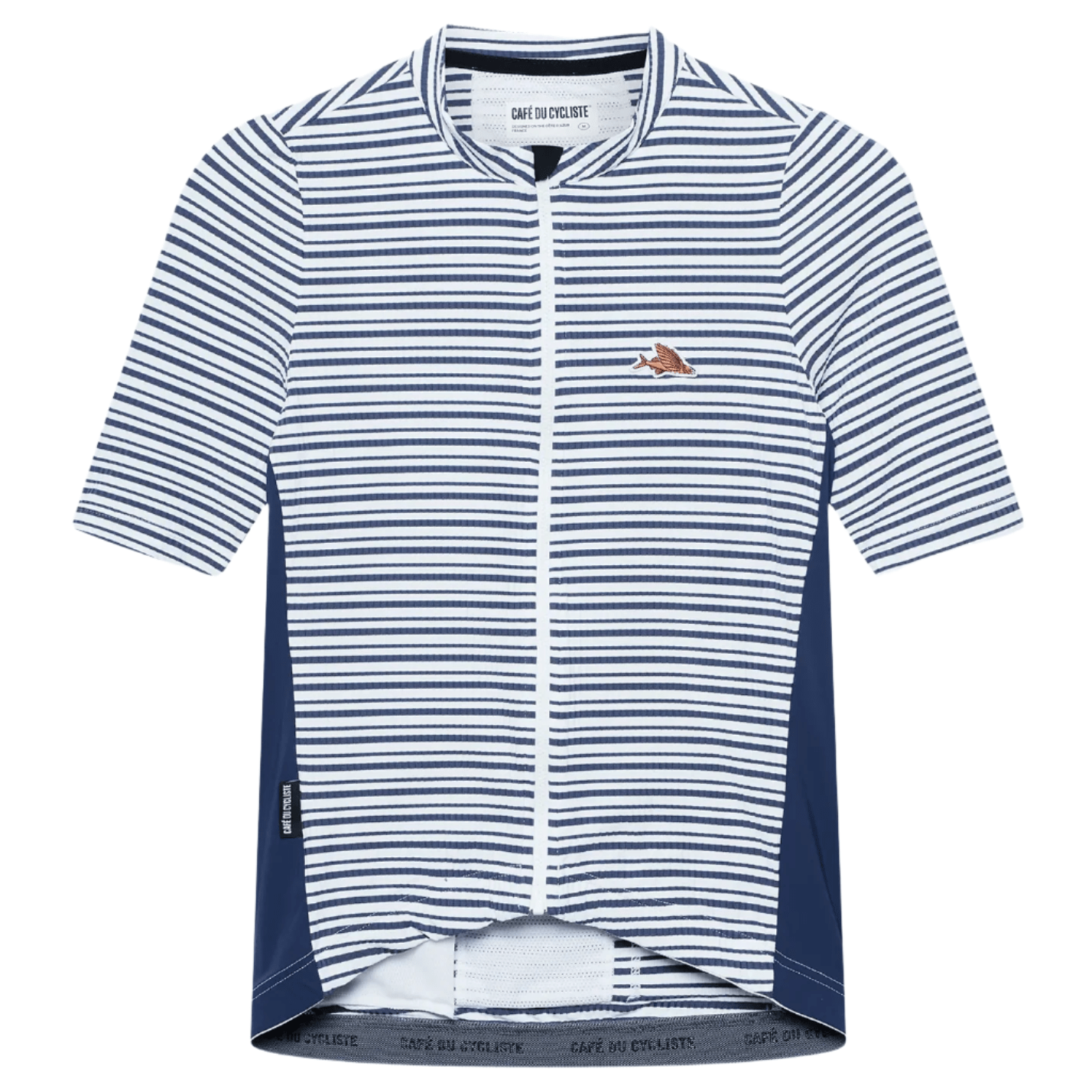 Café du Cycliste Men's Romy Jersey White Navy / XS Apparel - Clothing - Men's Jerseys - Road