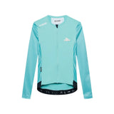 Café du Cycliste Men's Roxane Jersey Long Sleeve Riviera Blue / XXS Apparel - Clothing - Men's Jerseys - Road