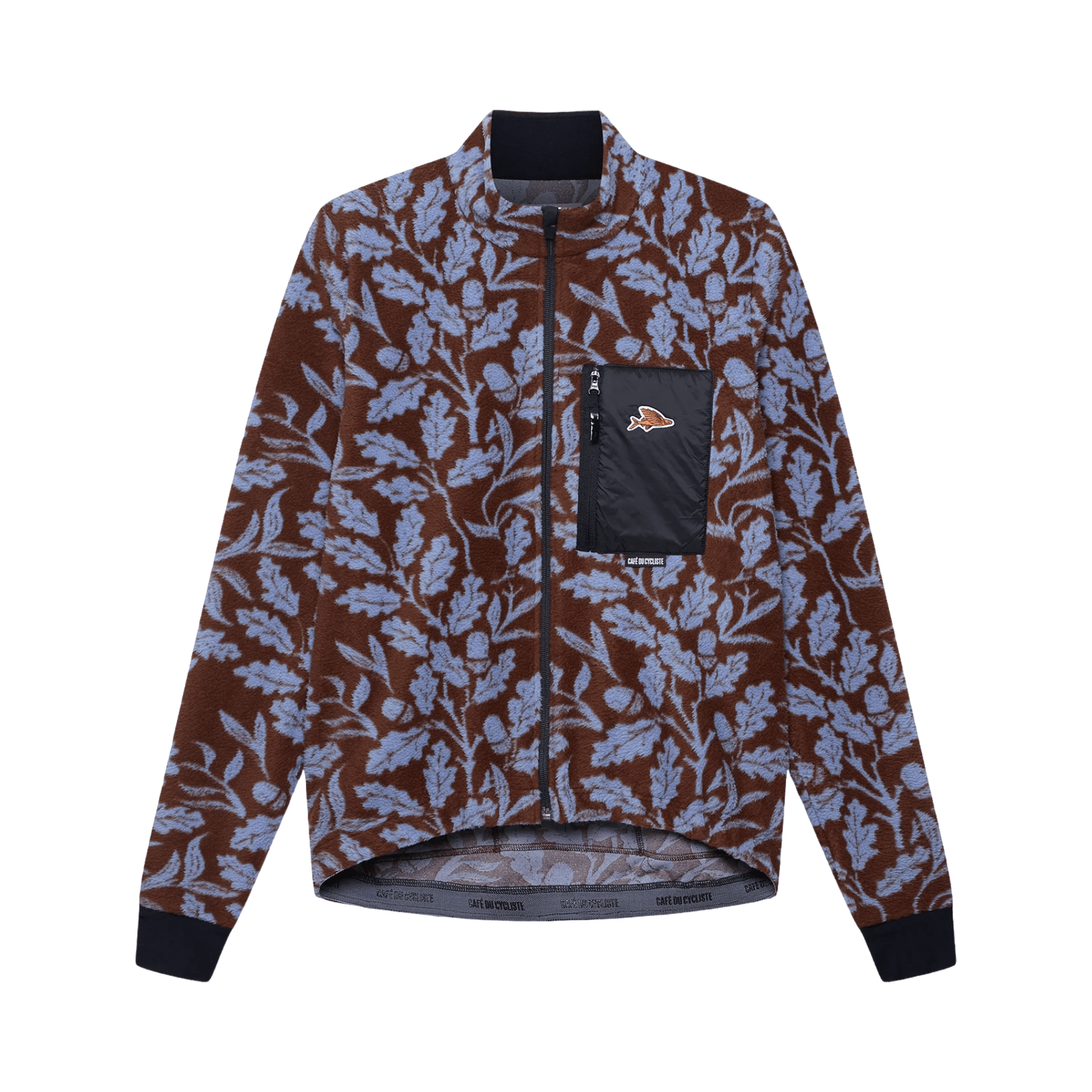 Café du Cycliste Men's Solange LS Jersey Carob Verbena / XXS Apparel - Clothing - Men's Jerseys - Road