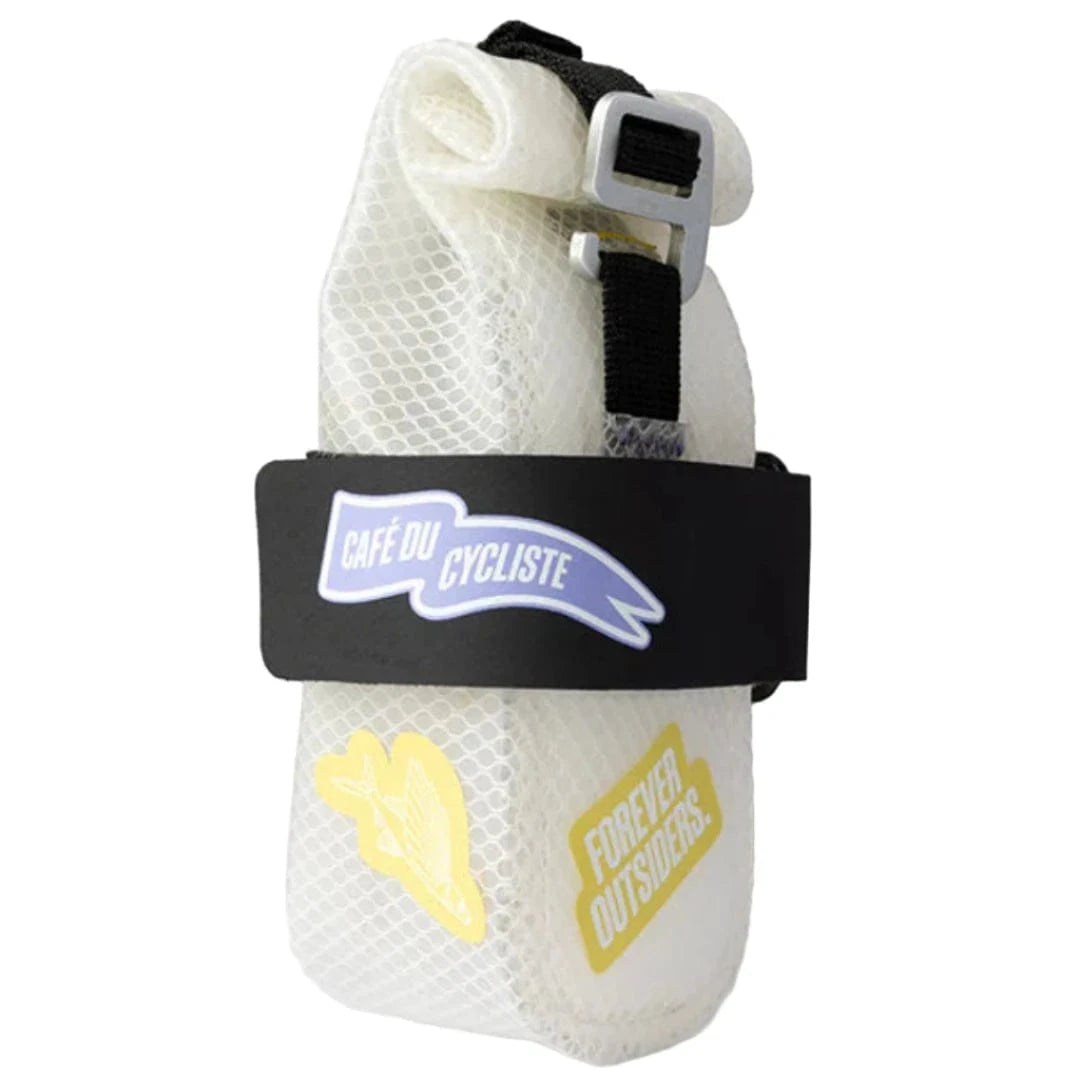 Café du Cycliste Saddle Bag Banner Transparent White Accessories - Bags - Handlebar Bags