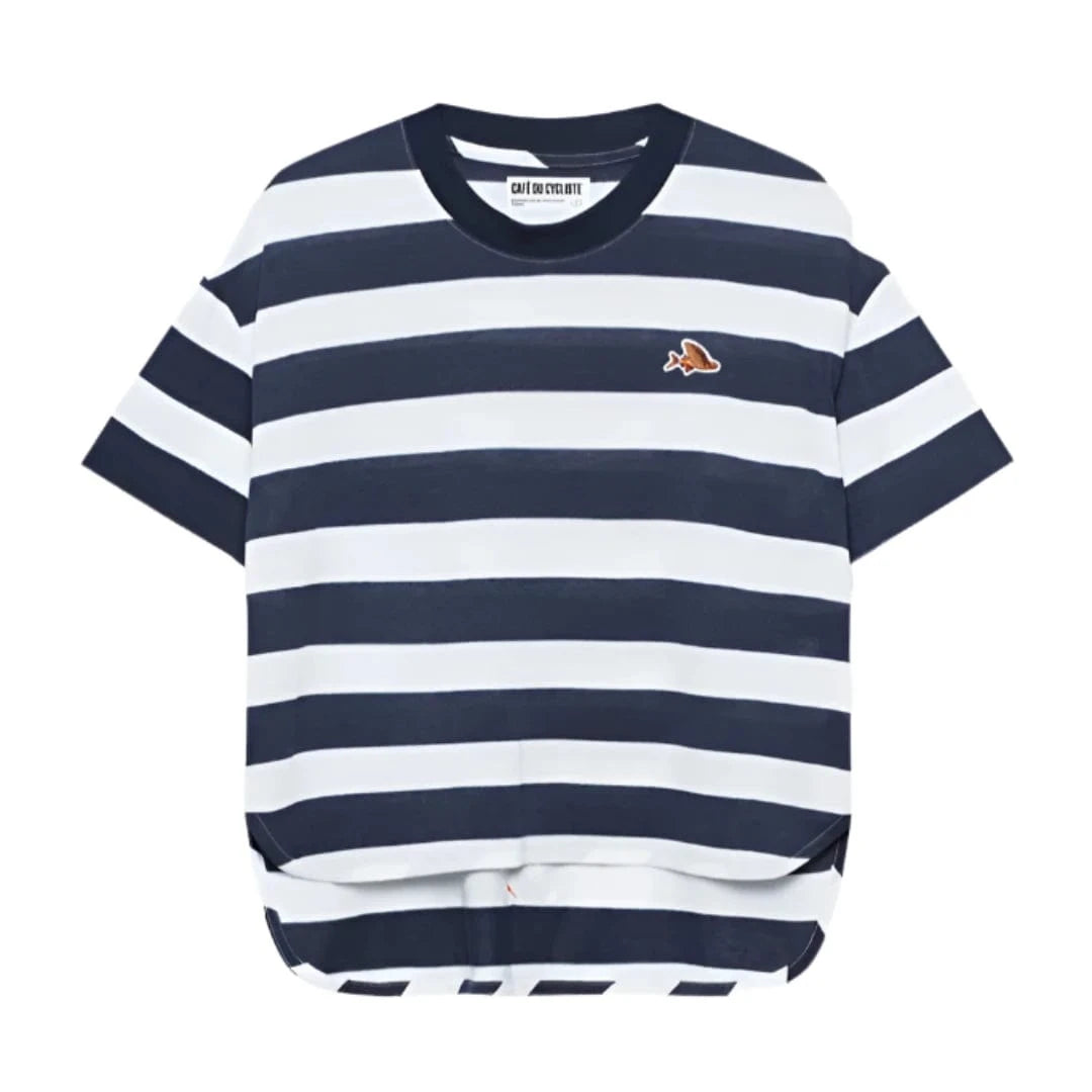 Café du Cycliste Sandrine Jersey Short Sleeve Mariniere / XS Apparel - Clothing - Women's Jerseys - Road