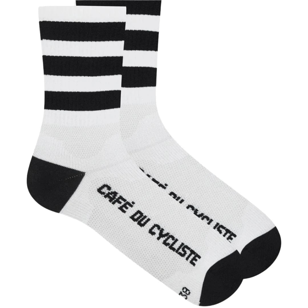 Café du Cycliste Skate Socks Black on White / S Unclassified