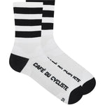 Café du Cycliste Skate Socks Black on White / S Unclassified
