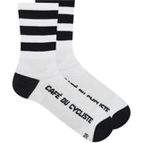 Café du Cycliste Skate Socks Black on White / S Unclassified