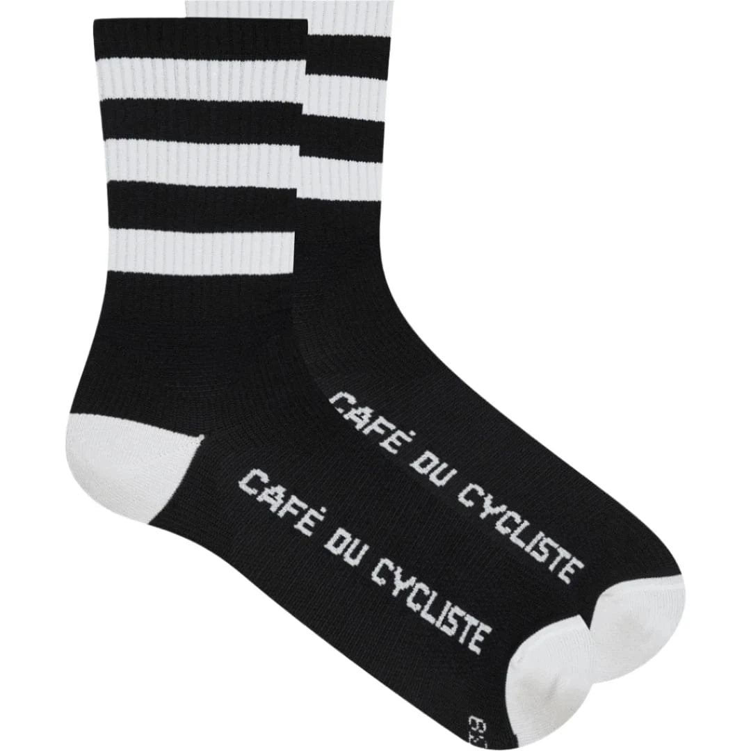 Café du Cycliste Skate Socks White on Black / S Unclassified
