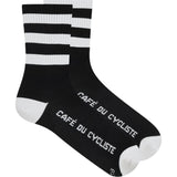 Café du Cycliste Skate Socks White on Black / S Unclassified