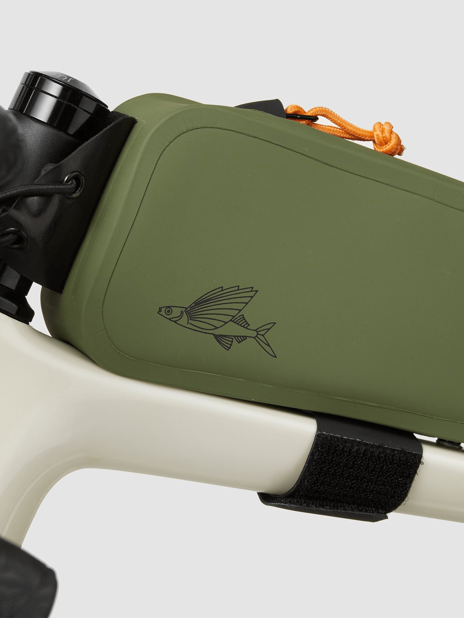 Café du Cycliste Top Tube Bag Khaki Accessories - Bags - Top Tube Bags