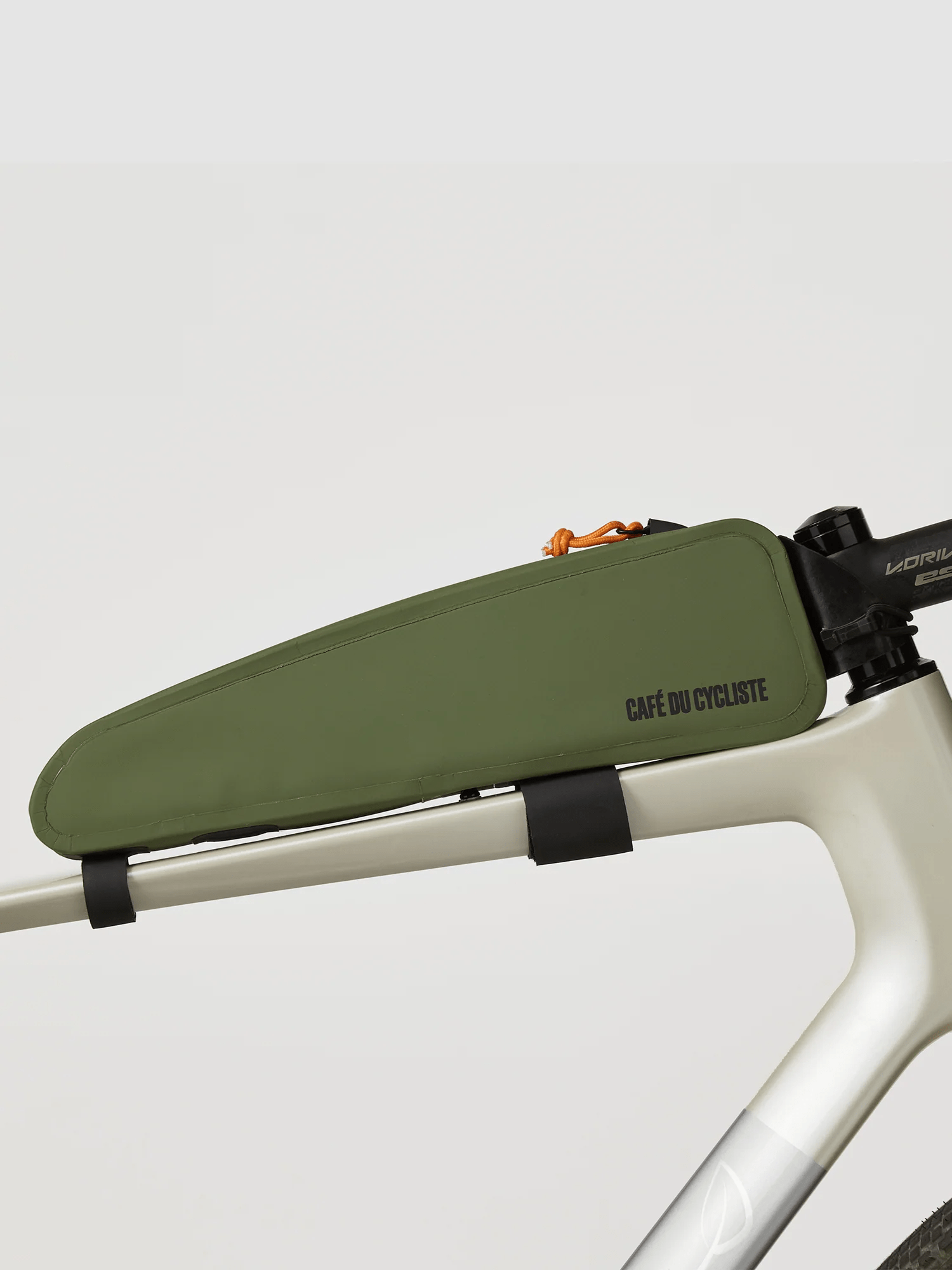 Café du Cycliste Top Tube Bag Khaki Accessories - Bags - Top Tube Bags