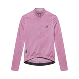 Café du Cycliste Women's Charlie LS Jersey Cold Dye Pink Shadow / XXS Apparel - Clothing - Women's Jerseys - Road