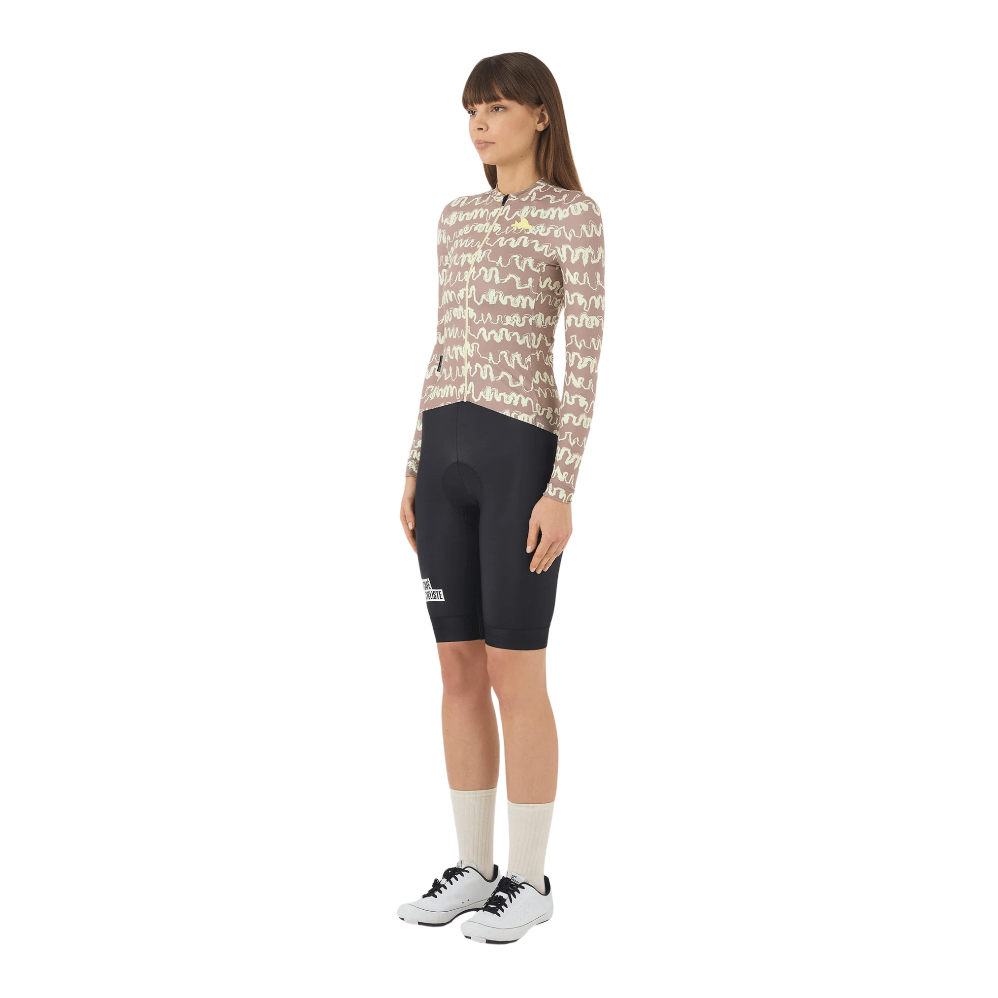 Café du Cycliste Women's Constance LS Jersey Apparel - Clothing - Women's Jerseys - Road