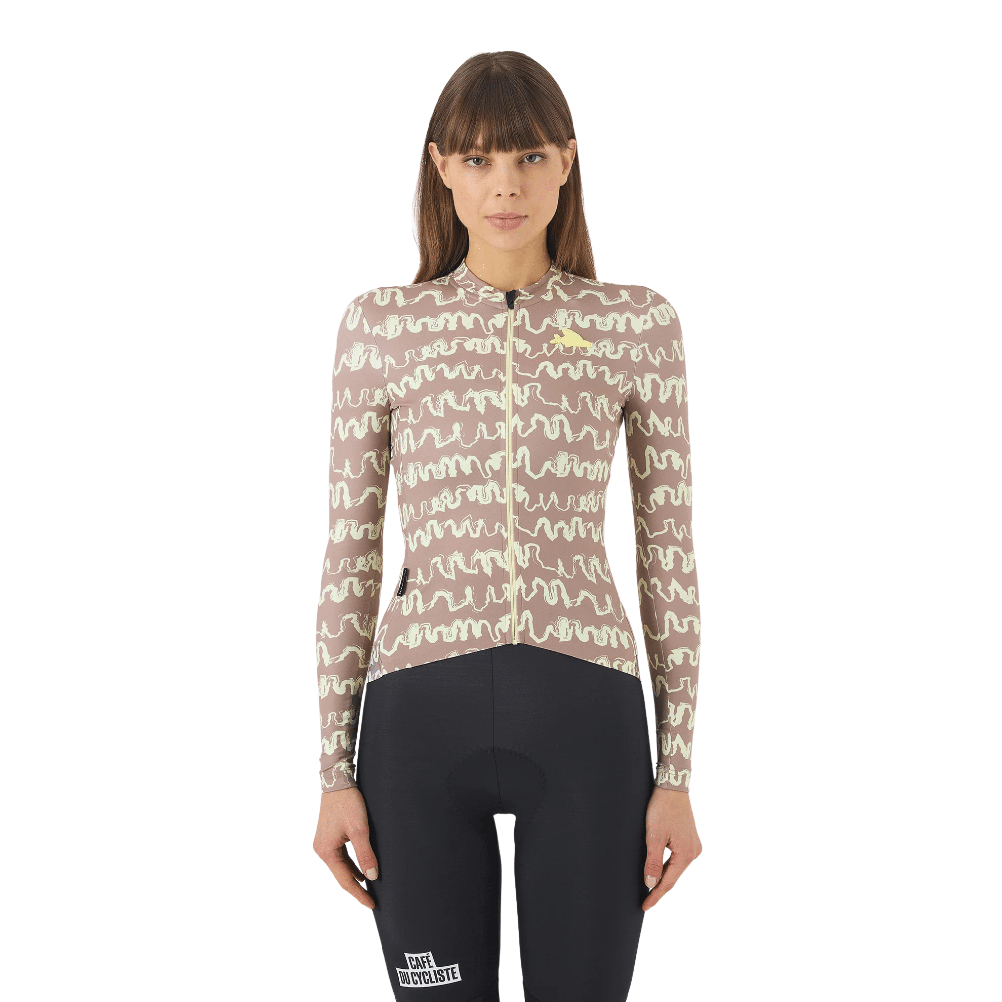 Café du Cycliste Women's Constance LS Jersey Apparel - Clothing - Women's Jerseys - Road