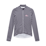 Café du Cycliste Women's Constance LS Jersey Grey Purple / XXS Apparel - Clothing - Women's Jerseys - Road