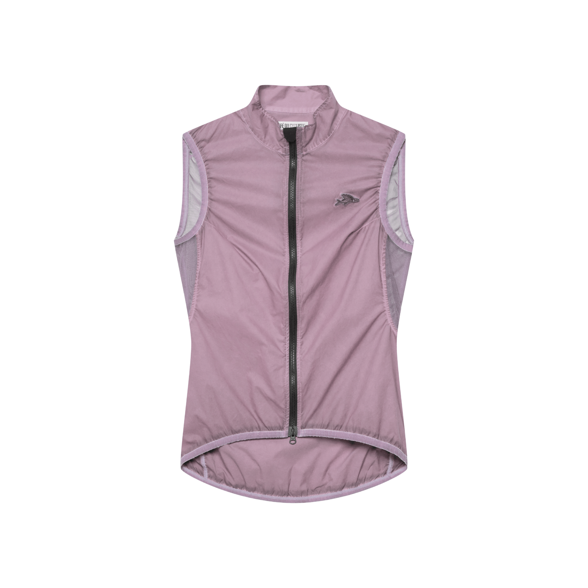 Café du Cycliste Women's Edith Windproof Gilet Cold Dye Mineral Pink / XXS Apparel - Clothing - Women's Vests