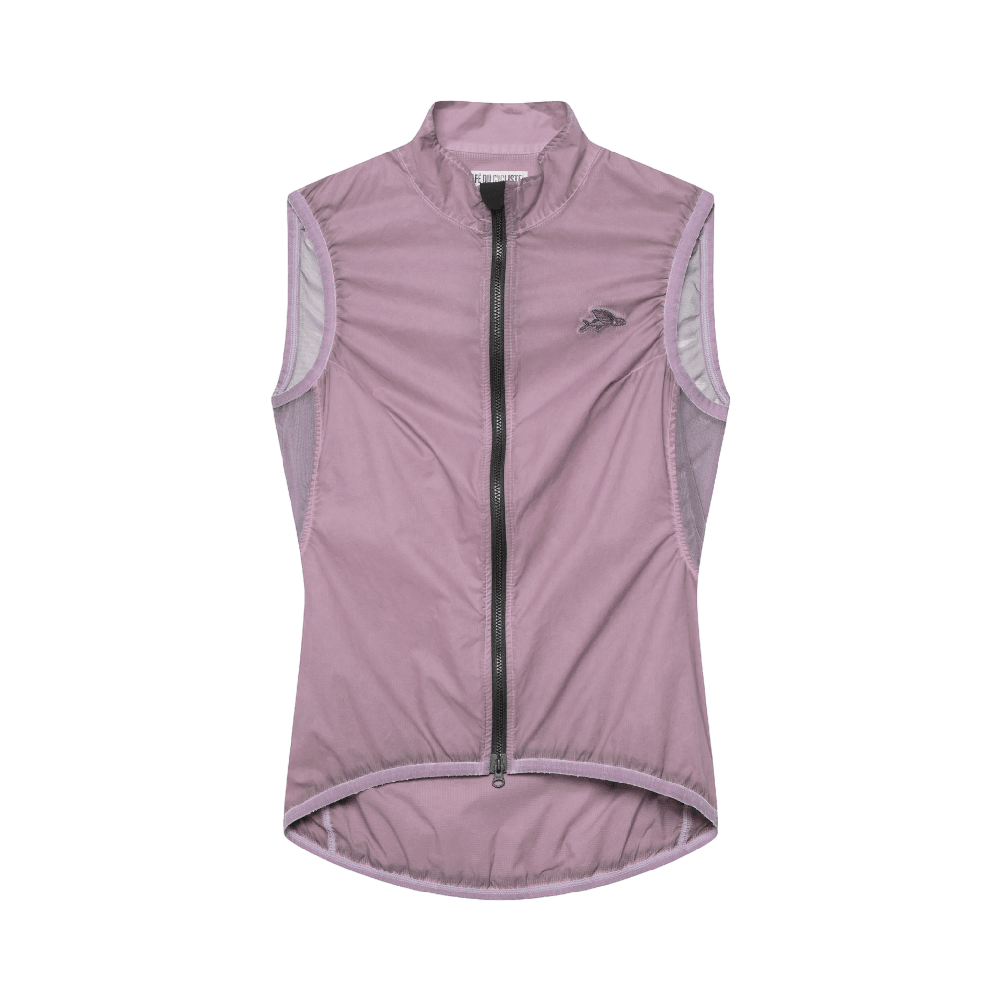 Café du Cycliste Women's Edith Windproof Gilet Cold Dye Mineral Pink / XXS Apparel - Clothing - Women's Vests