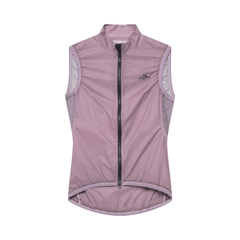 Café du Cycliste Women's Edith Windproof Gilet Cold Dye Mineral Pink / XXS Apparel - Clothing - Women's Vests