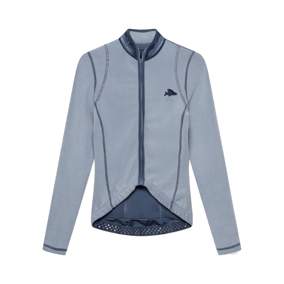 Café du Cycliste Women's Emilie LS Jersey Cold Dye Anthracite / XXS Apparel - Clothing - Women's Jerseys - Road