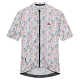 Café du Cycliste Women's Fleurette Jersey Orange Blossom White / XS Apparel - Clothing - Women's Jerseys - Road