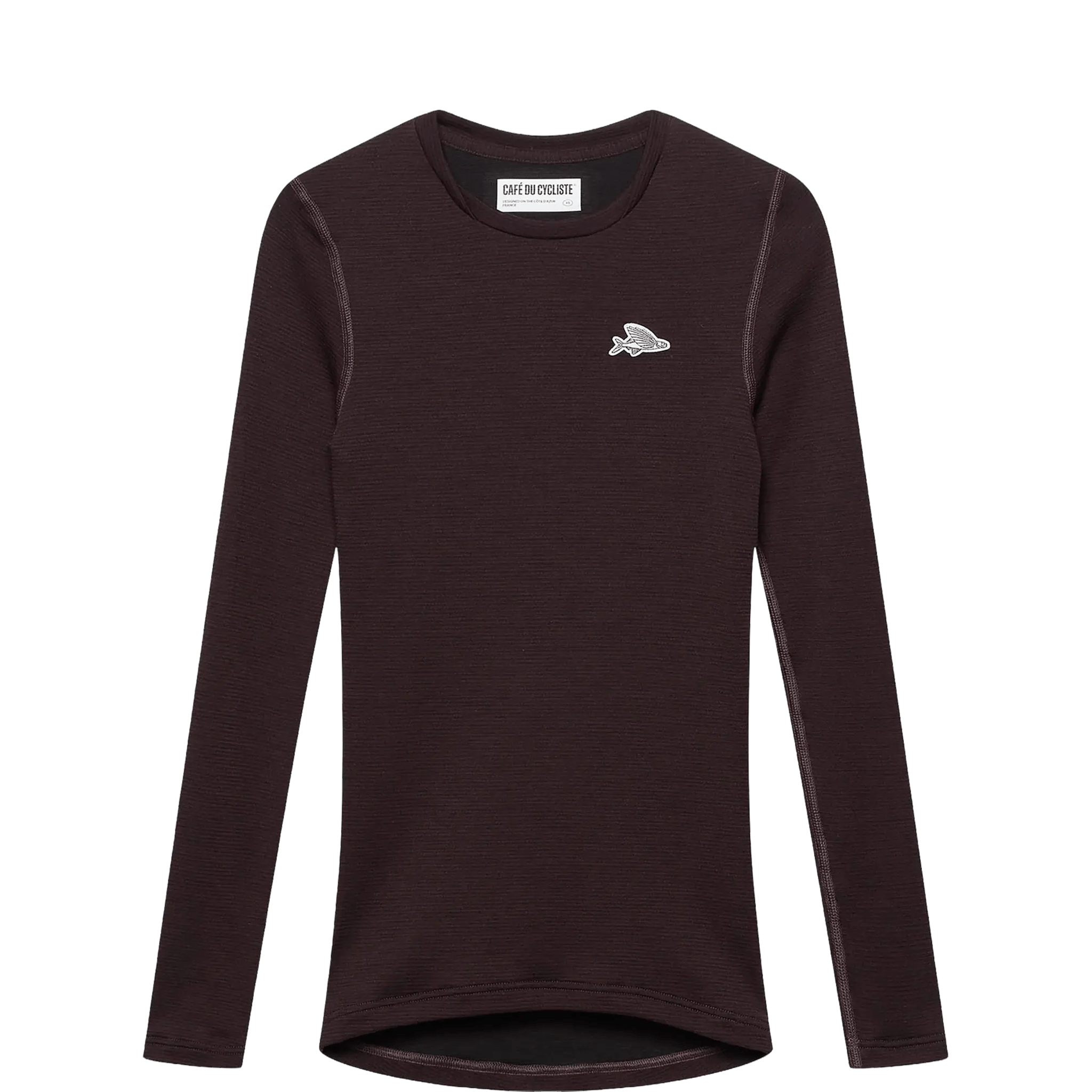 Café du Cycliste Women's Judith LS Base Layer Red Moss / XS Apparel - Clothing - Women's Base Layers