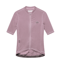 Café du Cycliste Women's Laurette Jersey Short Sleeve Cold Dye Mineral Pink / XXS Apparel - Clothing - Women's Jerseys - Road