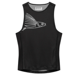 Café du Cycliste Women's Liliane Sleeveless Base Layer Anthracite / XS Apparel - Clothing - Women's Base Layers