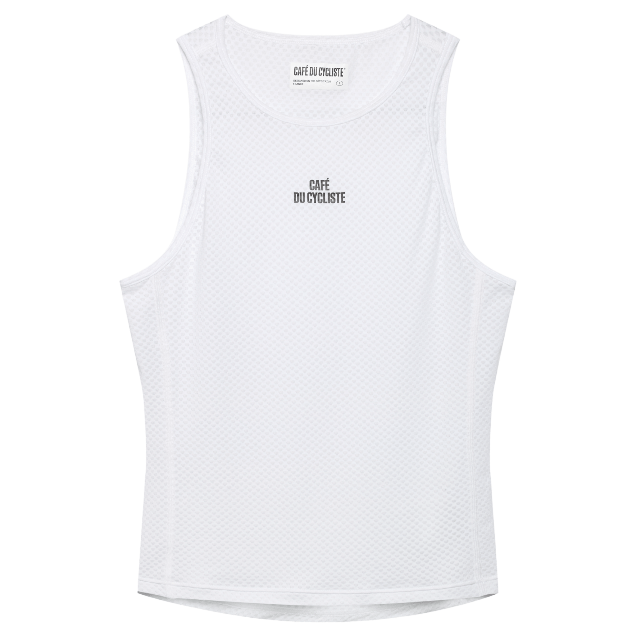 Café du Cycliste Women's Liliane Sleeveless Base Layer White / XXS Apparel - Clothing - Women's Base Layers