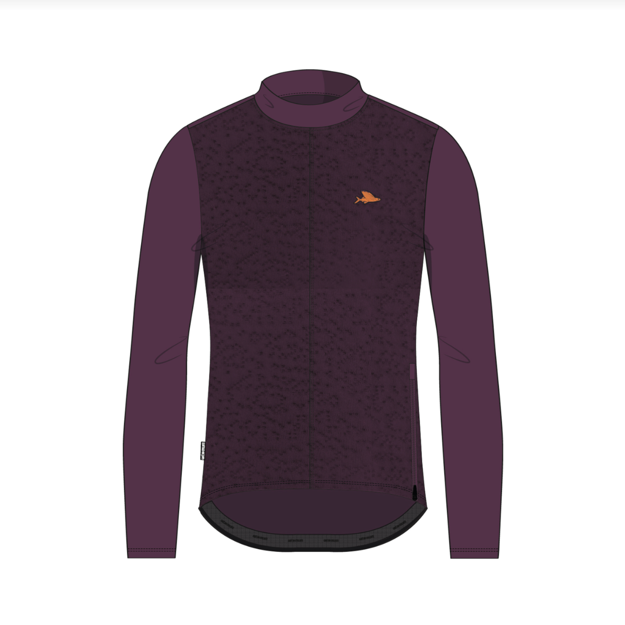 Café du Cycliste Women's Lydia Jersey Long Sleeve Quetsche / XS Apparel - Clothing - Women's Jerseys - Road
