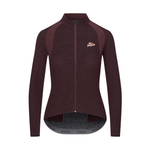 Café du Cycliste Women's Marguerite Jersey Long Sleeve Quetsche / XS Apparel - Clothing - Women's Jerseys - Road