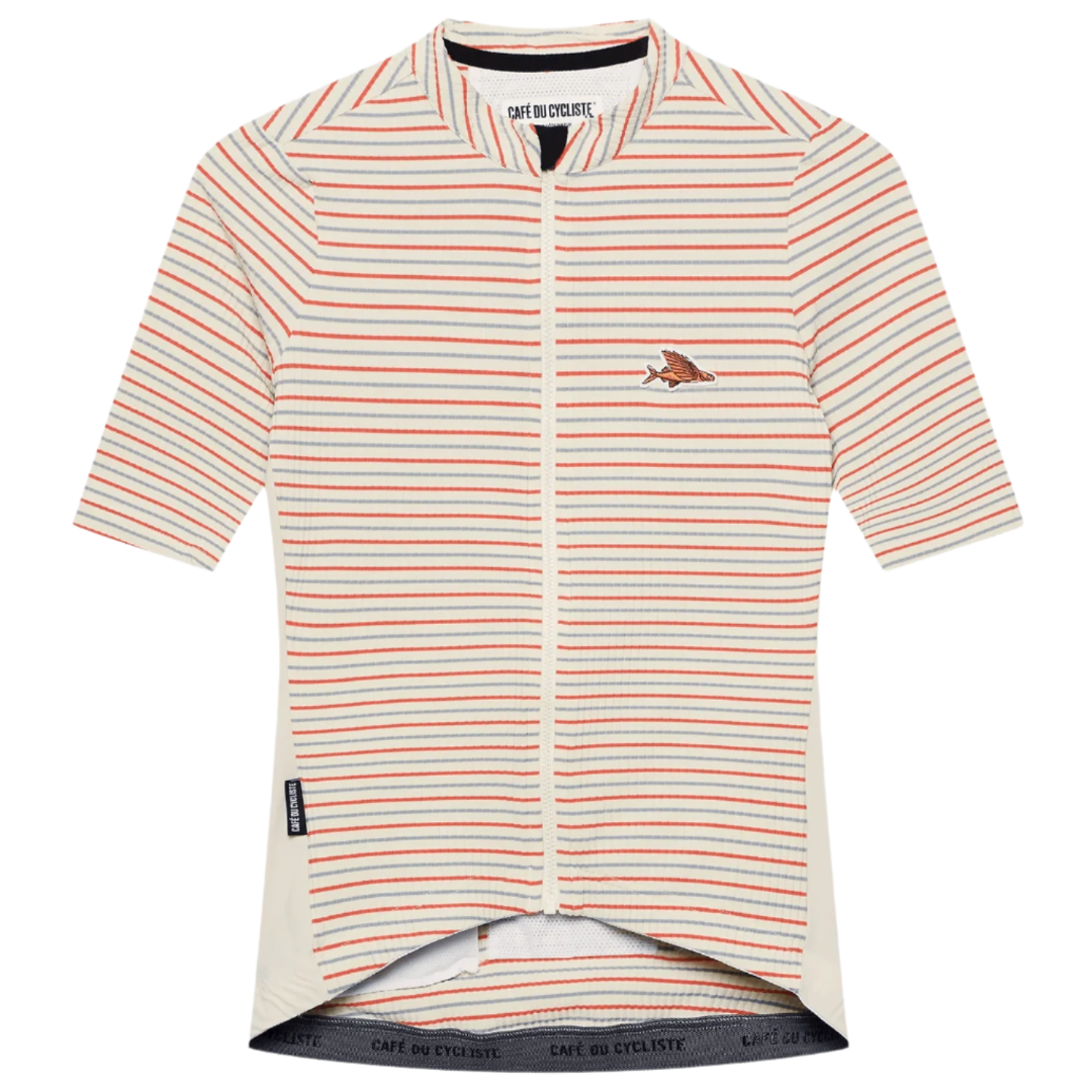 Café du Cycliste Women's Romy Jersey Chalk Fire / XS Apparel - Clothing - Women's Jerseys - Road