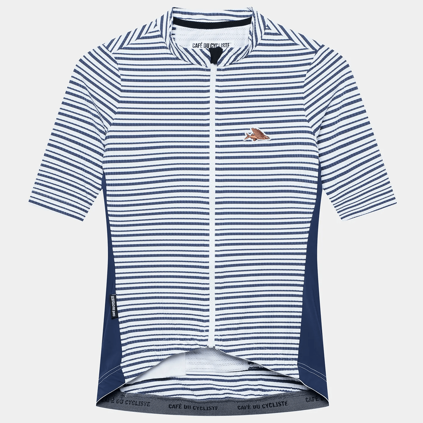Café du Cycliste Women's Romy Jersey White Navy / XXS Apparel - Clothing - Women's Jerseys - Road