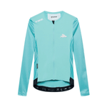 Café du Cycliste Women's Roxane Jersey Long Sleeve Riviera Blue M Apparel - Clothing - Women's Jerseys - Road