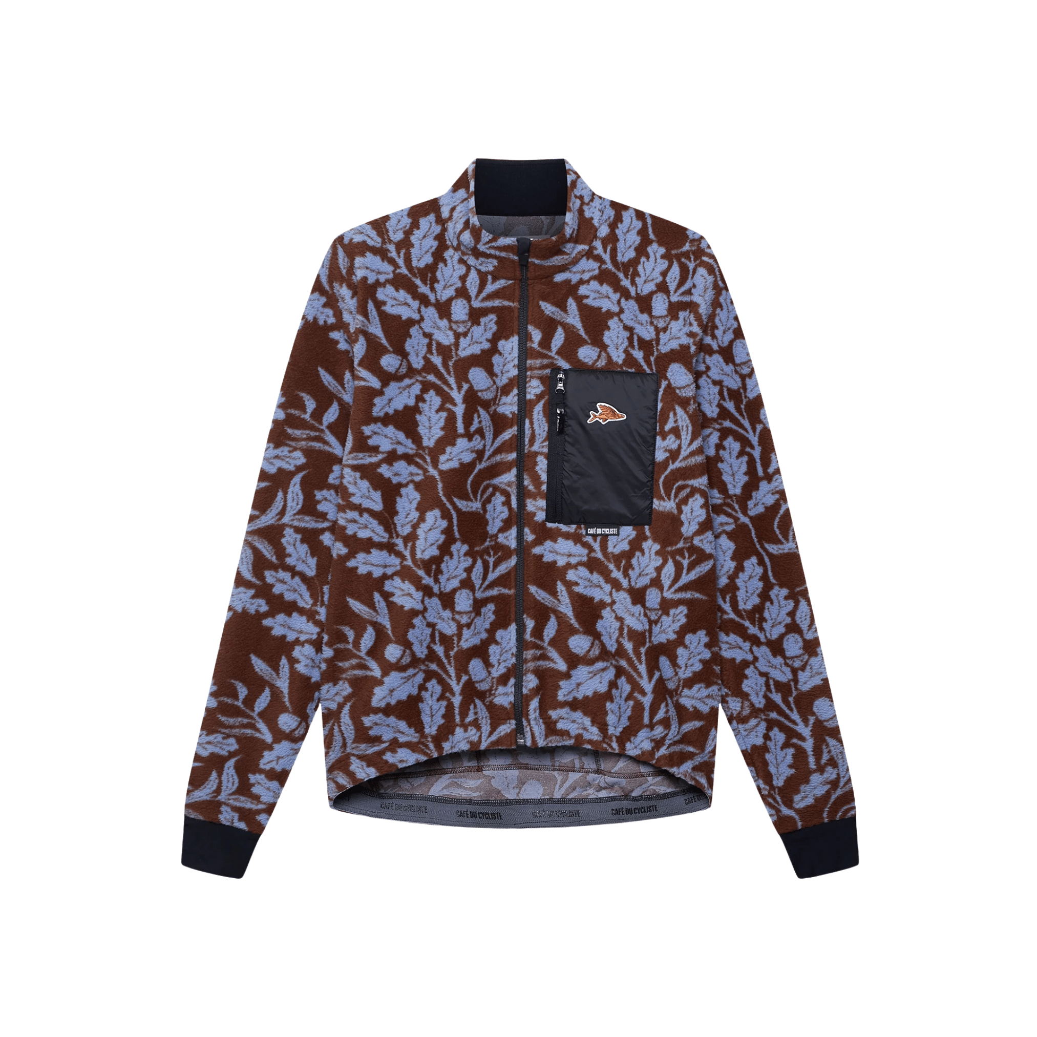 Café du Cycliste Women's Solange LS Jersey Carob Verbena / XXS Apparel - Clothing - Women's Jerseys - Road