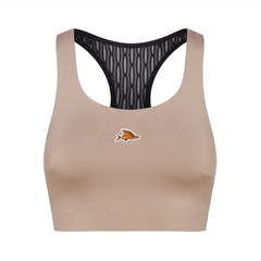 Café du Cycliste Women's Sports Bra Oyster Grey / XS Apparel - Clothing - Women's Base Layers