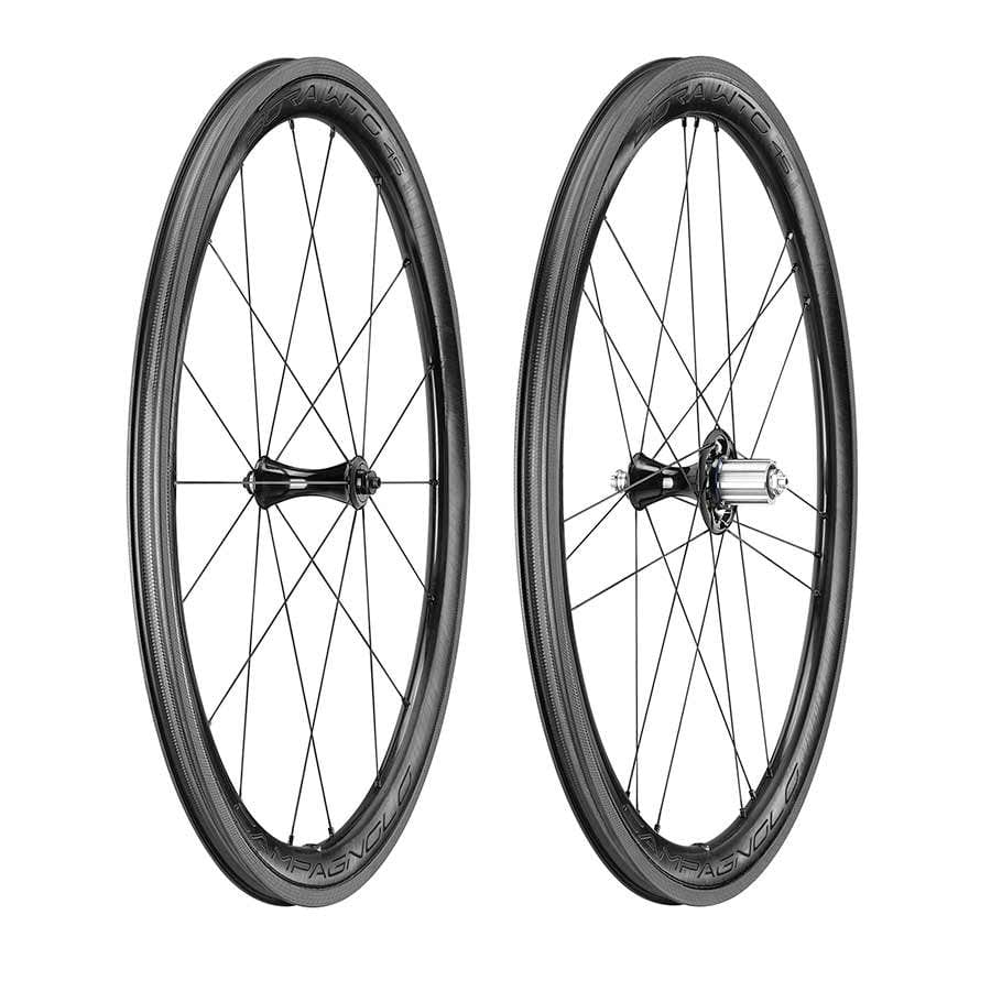 Campagnolo Bora WTO 45 Dark Campagnolo, Bora WTO 45 Dark, Wheel, Front and Rear, 700C / 622, Holes: F: 18, R: 21, QR, F: 100, R: 130, Rim, Campagnolo, Set / 700 Wheels