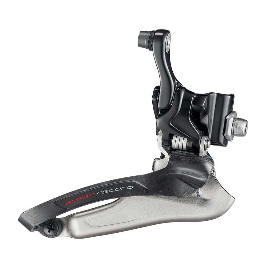 Campagnolo Super Record 12 Campagnolo, Super Record, Front Derailleur, 12, Swing: Down, Cable Pull: Down, Braze-on Parts - Front Derailleurs - Road