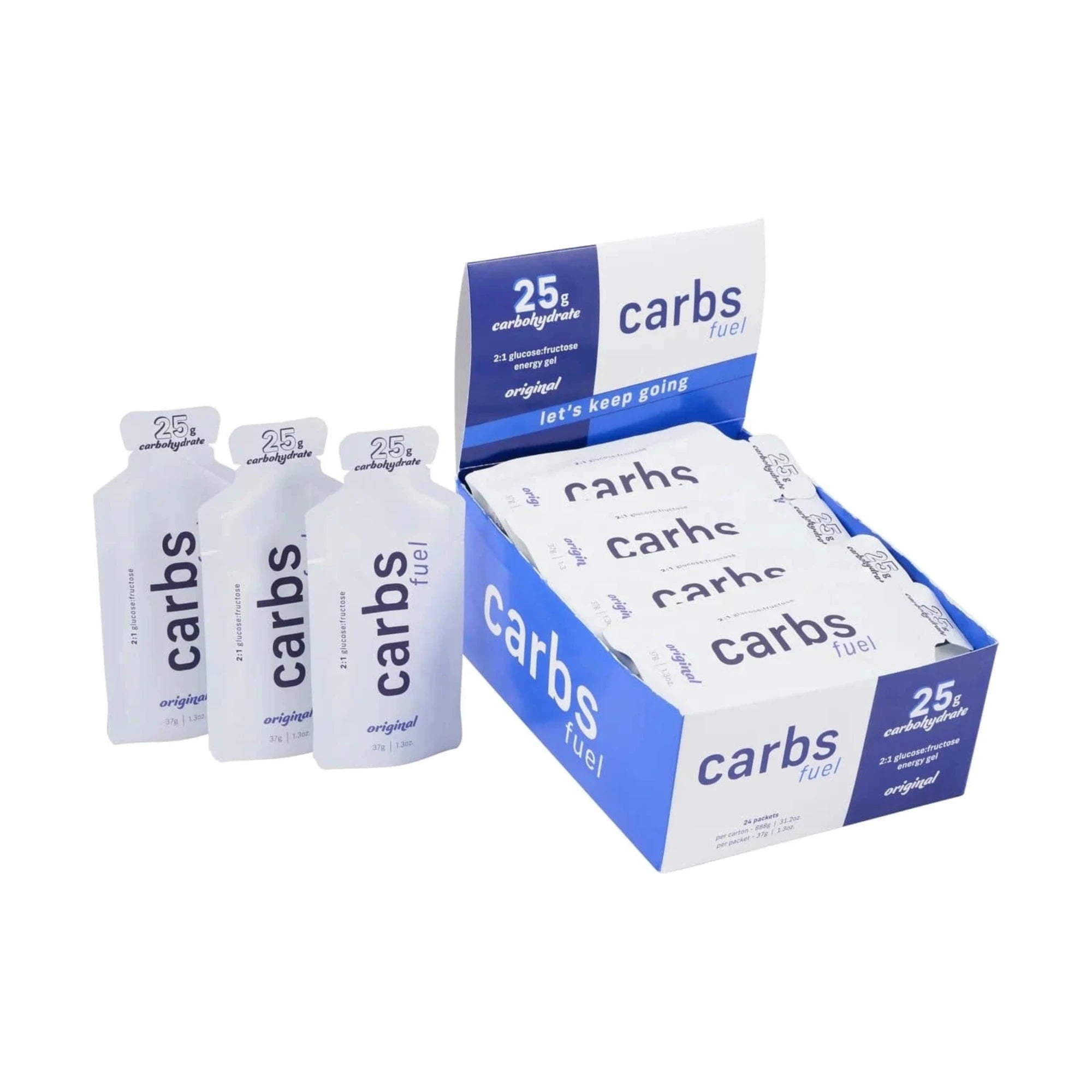 Carbs Fuel Original Energy Gel 25g Box of 24 Other - Nutrition - Gels & Shots