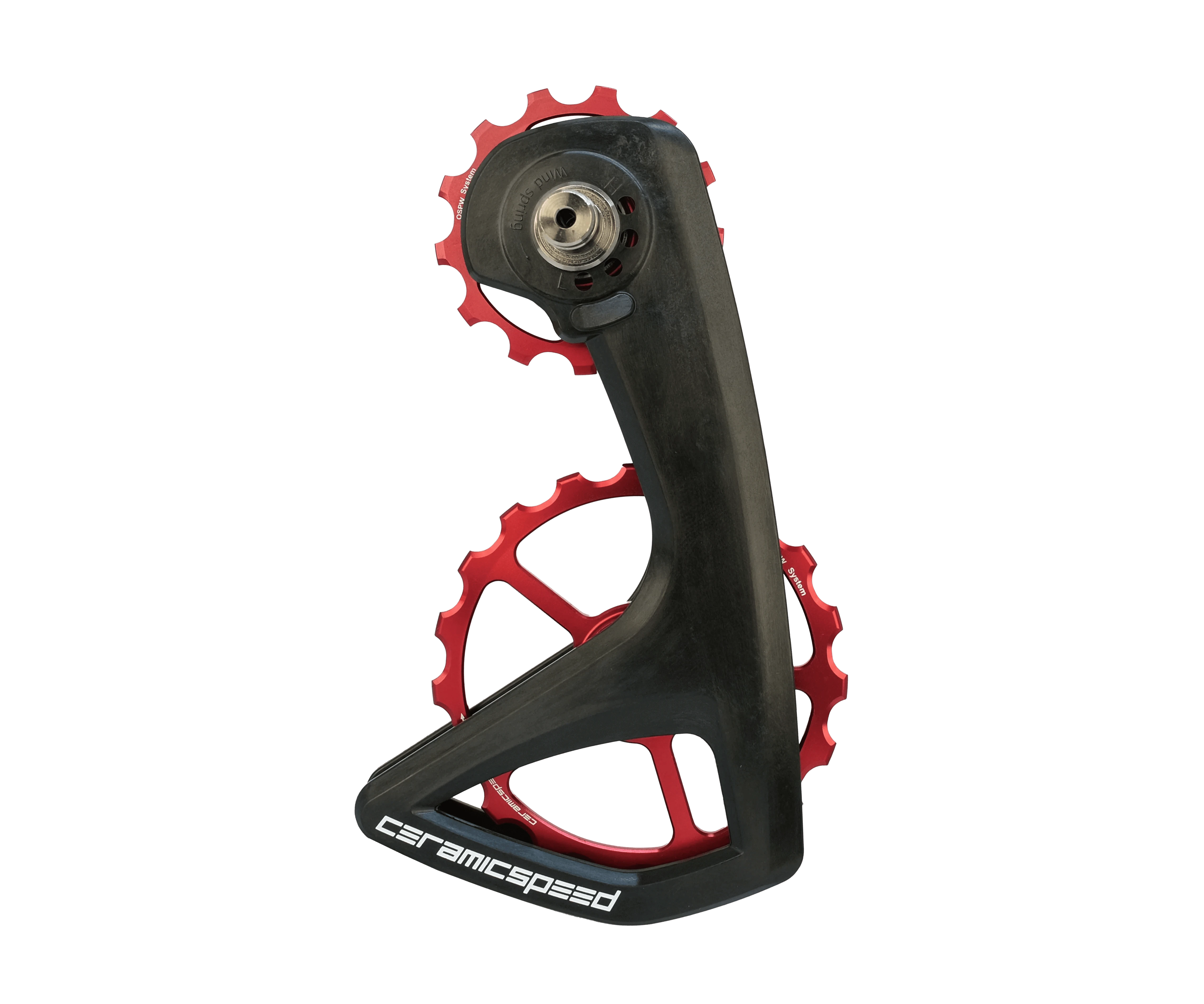 CeramicSpeed OSPW RS 5-Spoke for Shimano 9250/8150 Red Parts - Pulley Wheels