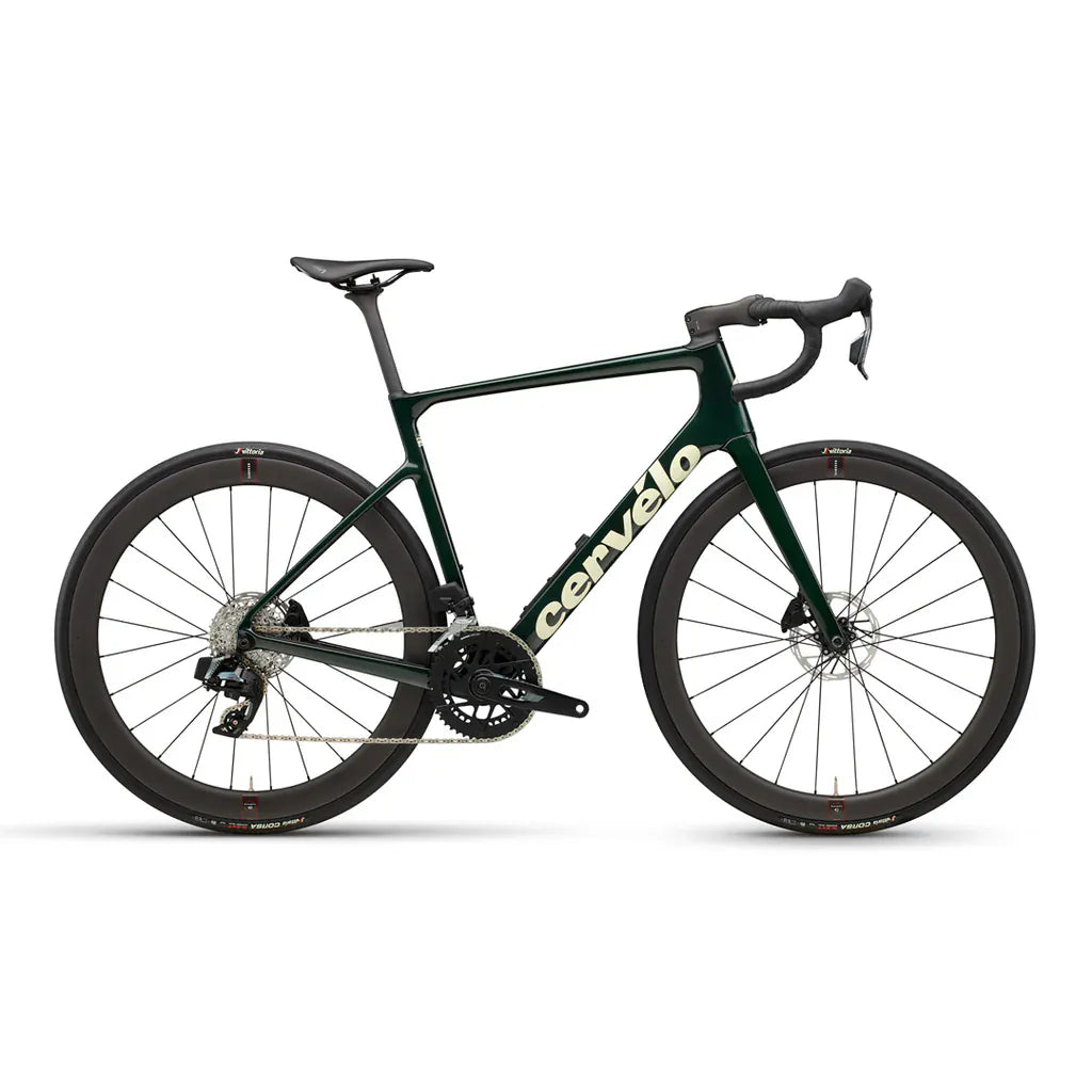 Cervélo Caledonia-5 Rival AXS Emerald/Cream / 48 Bikes - Road