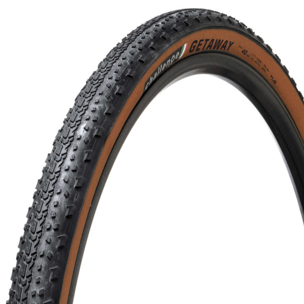 Challenge Getaway Race V-TLR 700c x 40mm Brown/Black Parts - Tires - Gravel