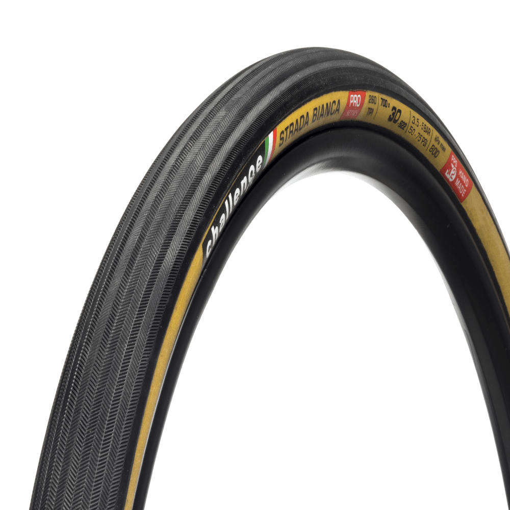 Challenge Strada Bianca Pro Clincher Tan/Black / 700c x 33mm Parts - Tires - Gravel