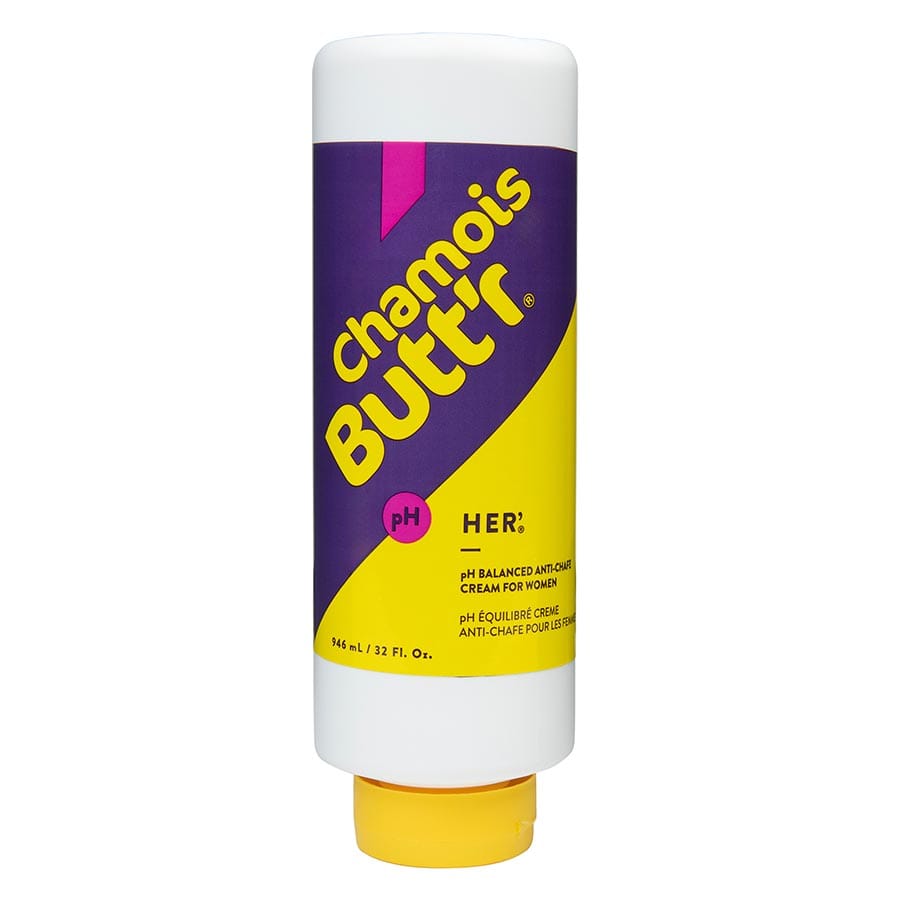 Chamois Butt'r Her Bottle with flip-top cap, 32oz/946ml Skin Lubricants / Chamois Crèmes