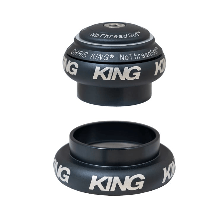 Chris King NoThreadSet Headset Tapered 34/44mm, for Tapered 1.5" Steerer, Midnight Parts - Headsets