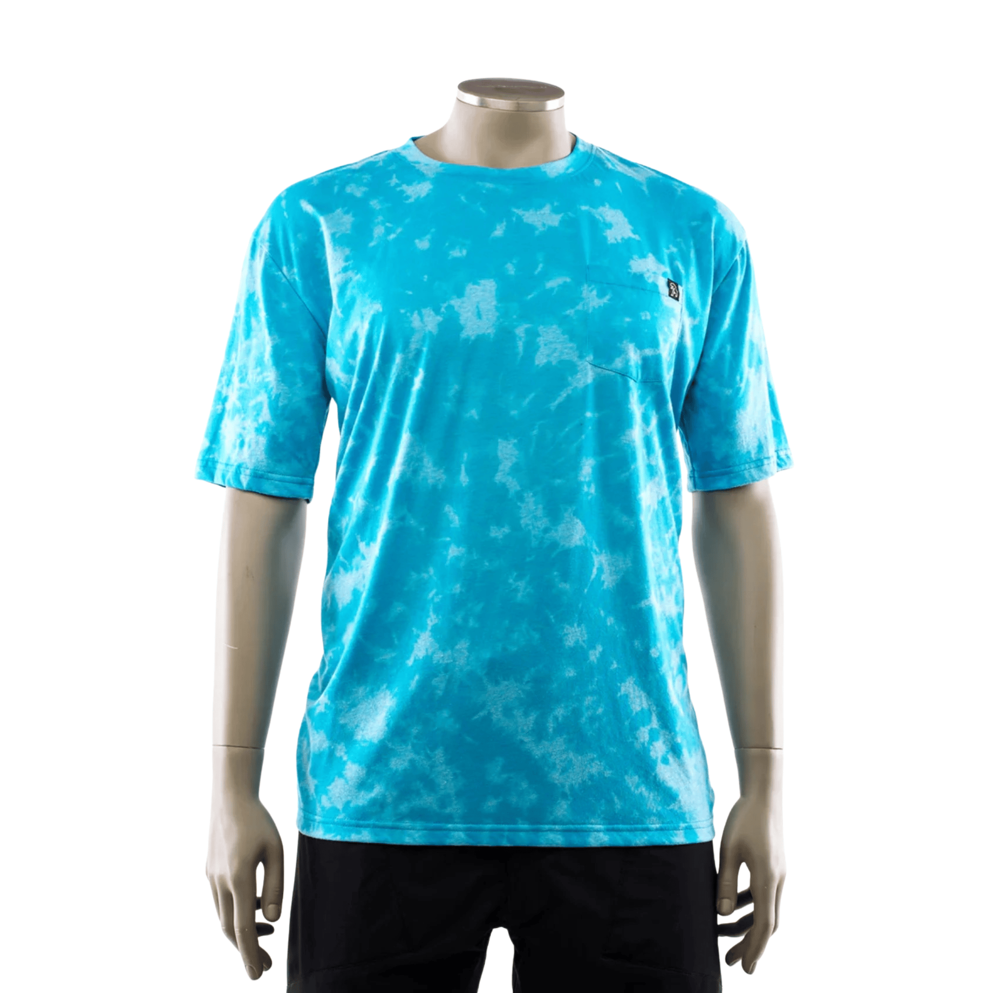Chromag Apparel T-Shirt Tech Mens A-Ok Pocket Cloud Wash/Bluebird XS Apparel - Clothing - Men's Jerseys - Technical T-Shirts